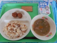 9月1日防災給食